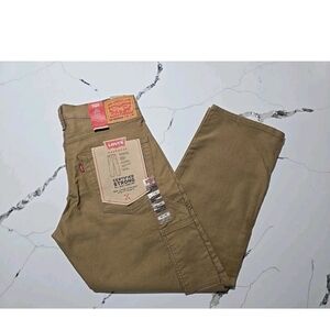 Levi's 565 Men's Size 30x30 Loose Straight Workwear Utility Khaki Stretch NWT